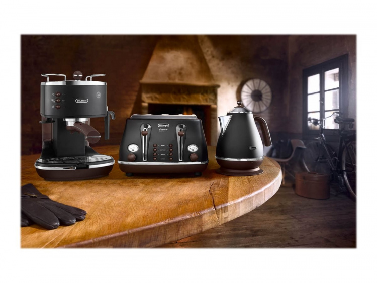 DeLonghi Icona Vintage ECOV 311.BK Kaffemaskin, Matt svart