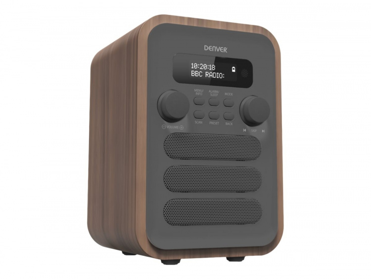 Denver DAB-48 DAB bærbar radio Grå Denver DAB-48 DAB bærbar radio Grå