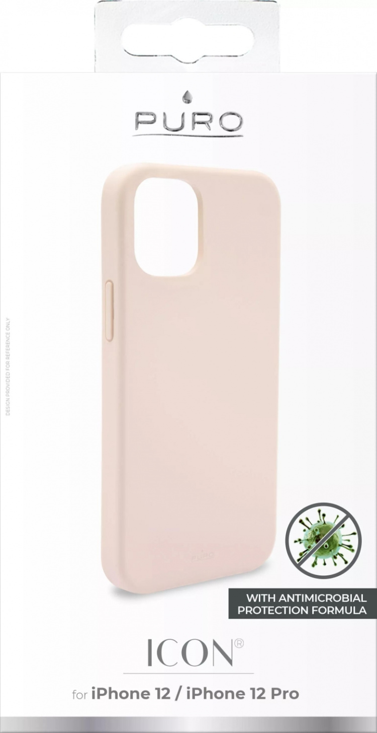 Puro iPhone 12/12 Pro Icon cover rose Puro iPhone 12/12 Pro Icon cover rose