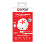 SKROSS EU-USB-lader AC45PD - C til C-kabel inkludert