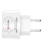 SKROSS EU-USB-lader AC65PD - C til C-kabel inkludert