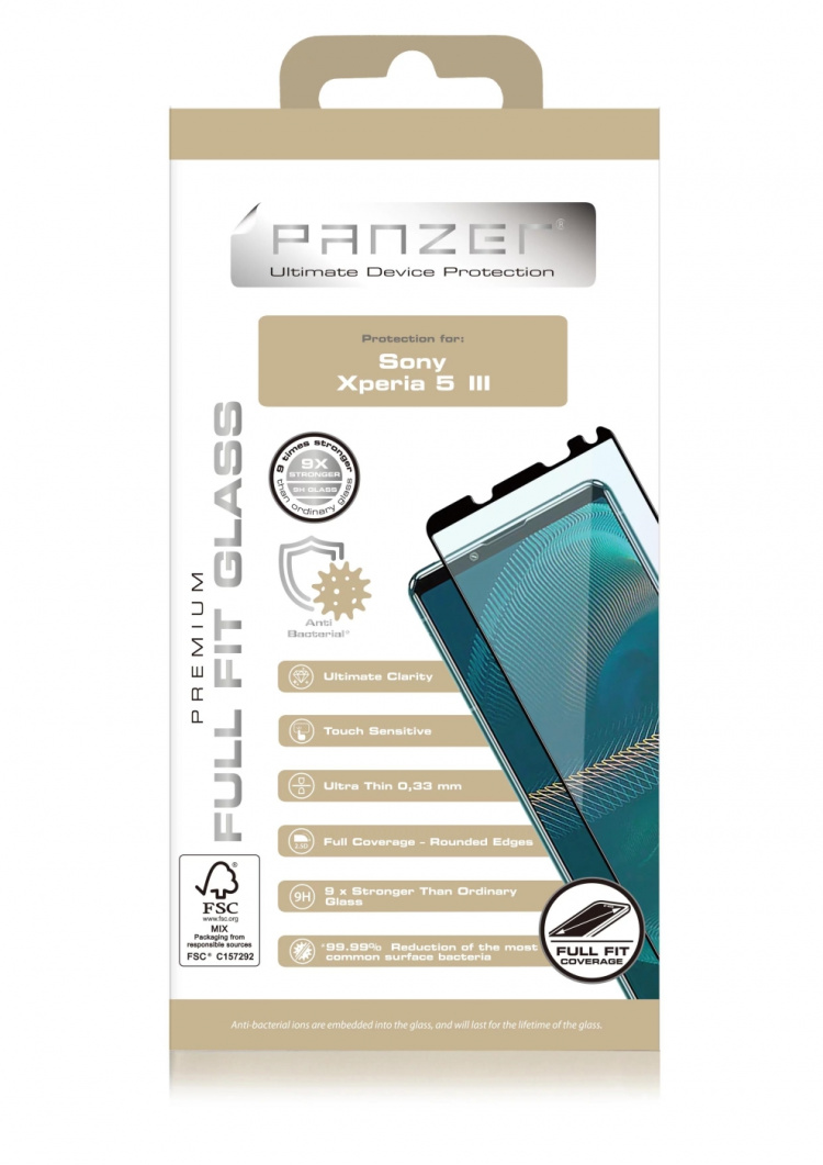 Panzer Sony Xperia 5 III Full-Fit Glass Svart