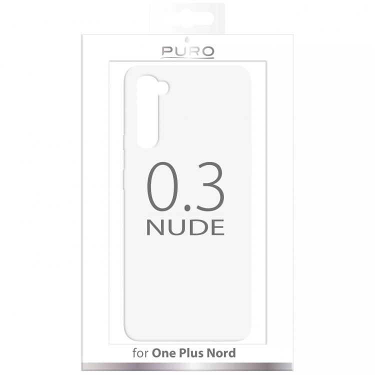 Puro OnePlus Nord 0.3 Nude, gjennomsiktig Puro OnePlus Nord 0.3 Nude, gjennomsiktig