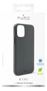 Puro iPhone 13 Pro Max Icon Cover, svart Puro iPhone 13 Pro Max Icon Cover, svart