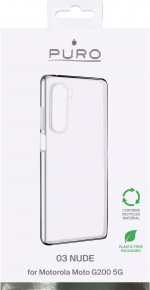 Puro Motorola Moto G200 5G 0.3 Nude, gjennomsiktig