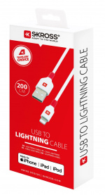 SKROSS USB til Lightning-kabel - 200 cm