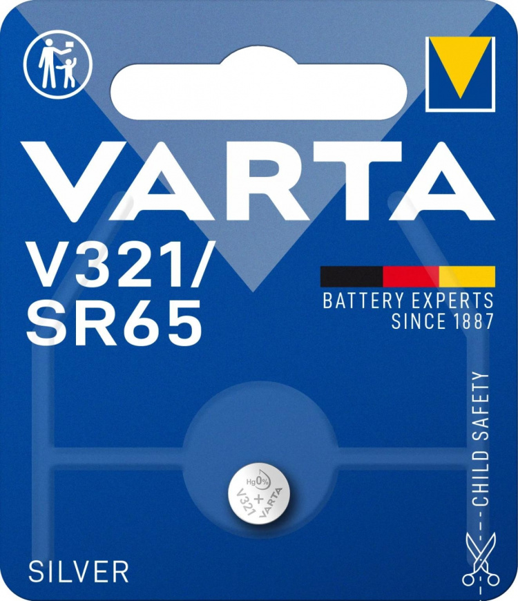 Varta V321/SR65 Silver Coin 1 pakke