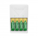 Varta Plug Charger, inkluderer 4x AA 2100 mAh