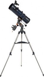Celestron ASTROMASTER 130EQ stjerneteleskop + telefonadapter og T2-Barlow-objektiv