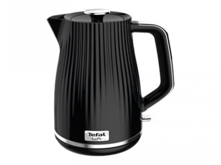 Tefal Loft Vannkoker 1,7 liter Svart med kromdetaljer