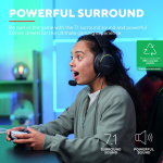 Trust GXT 490 Fayzo 7.1 USB Gaming-hodesett - svart Trust GXT 490 Fayzo 7.1 USB Gaming-hodesett - svart