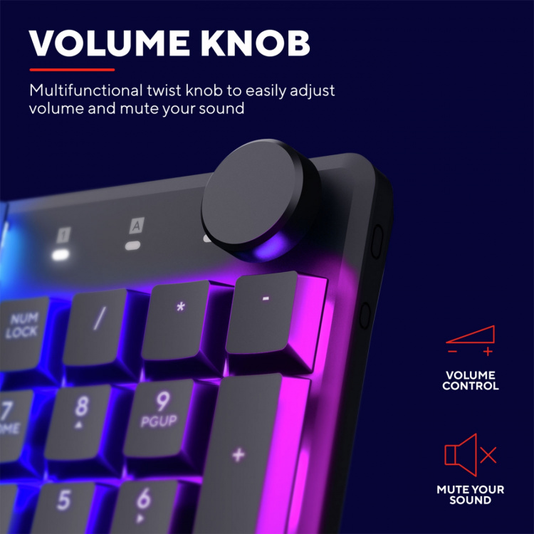 Trust GXT 866 Torix mekanisk spilltastatur med nordisk layout Trust GXT 866 Torix mekanisk spilltastatur med nordisk layout