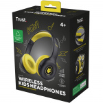 Trust Nouna trådløse hodetelefoner for barn - svart Trust Nouna trådløse hodetelefoner for barn - svart