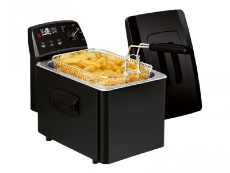 Fritel Familie Fritös 3 liter Svart