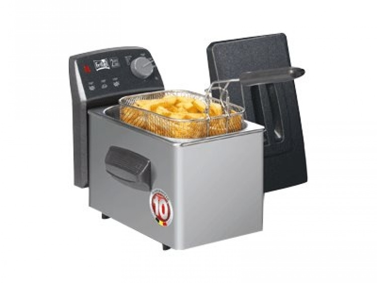 Fritel TURBO SF Frityrgryte 2 liter Antracitt metall/sølv Fritel TURBO SF Frityrgryte 2 liter Antracitt metall/sølv