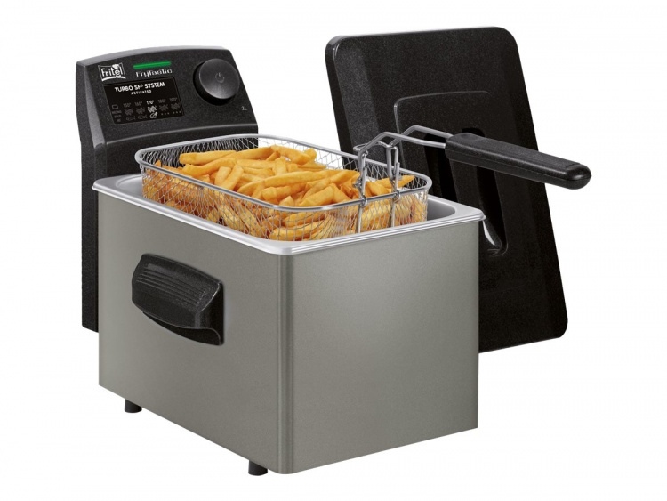 Fritel FryTastic Fryer 3 liter antracitt/sølv Fritel FryTastic Fryer 3 liter antracitt/sølv