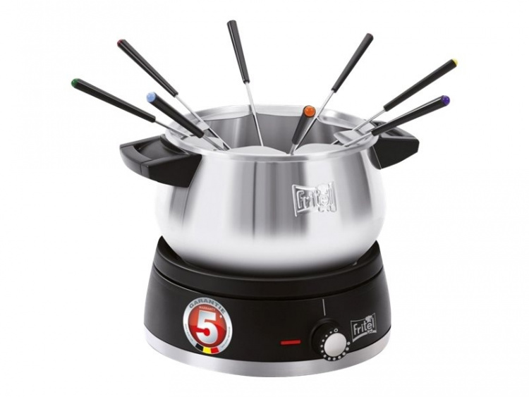 Fritel Familiefonduegryte 1,5 liter Svart/rustfritt stål Fritel Familiefonduegryte 1,5 liter Svart/rustfritt stål