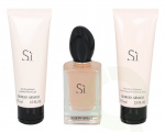 Armani Si Giftset 200 ml Edp Spray 50 ml / Showergel 75 ml / Body Lotion 75 ml