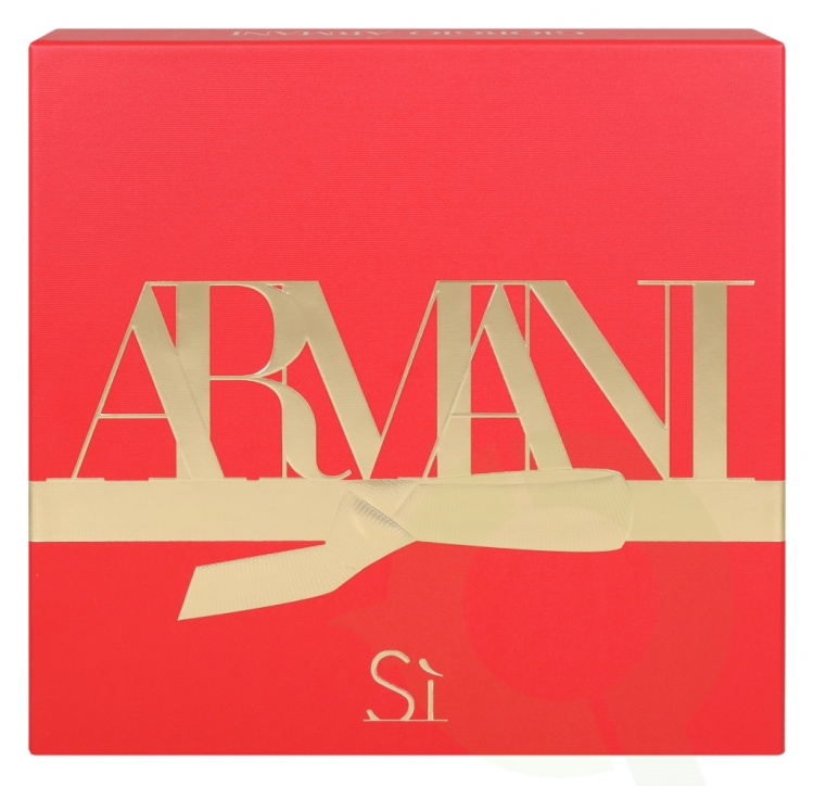 Armani Si Giftset 200 ml Edp Spray 50 ml / Showergel 75 ml / Body Lotion 75 ml
