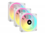 Corsair iCUE LINK QX120 RGB-vifte 3-pakning hvit 120 mm Corsair iCUE LINK QX120 RGB-vifte 3-pakning hvit 120 mm