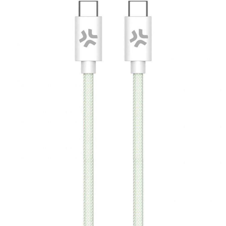Celly USB-C til USB-C-kabel 60W 1,5 m grønn Celly USB-C til USB-C-kabel 60W 1,5 m grønn