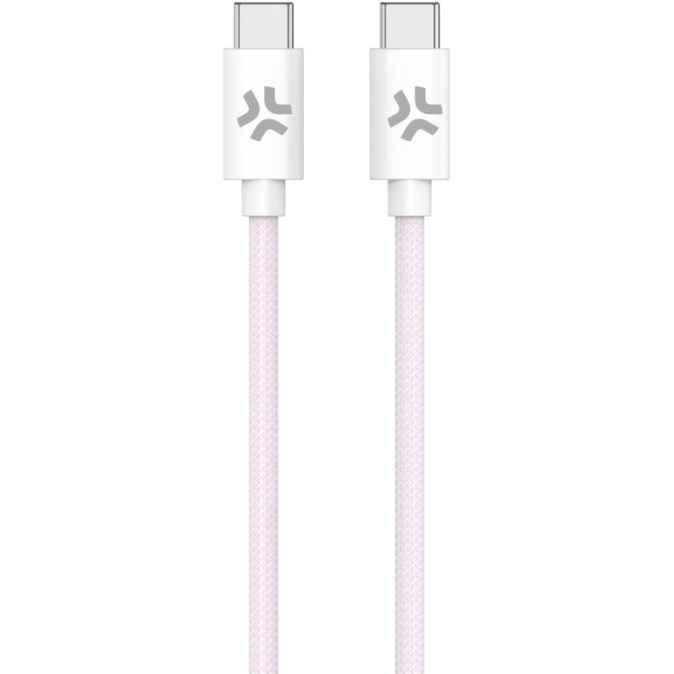 Celly USB-C til USB-C-kabel 60W 1,5 m rosa Celly USB-C til USB-C-kabel 60W 1,5 m rosa