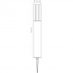 LightsOn Helix Pullert 73cm 560lm 3000K 8W Antracitt LightsOn Helix Pullert 73cm 560lm 3000K 8W Antracitt