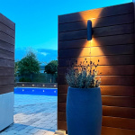 LightsOn Wally Vegglampe opp/ned 2 x5W 2x350lm 3000K LightsOn Wally Vegglampe opp/ned 2 x5W 2x350lm 3000K