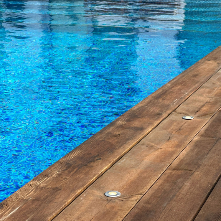 LightsOn Dexter Decklight 10-pakning sølvfarget startsett LightsOn Dexter Decklight 10-pakning sølvfarget startsett