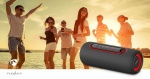Nedis Bluetooth® Speaker | Batteri 1 driftstid standard bruk: 240 min | Håndholdt design | 30 W | Stereo | Innebygd mikrofon | X5 | Linkable | Sort