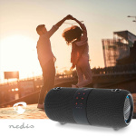 Nedis Bluetooth® Speaker | Batteri 1 driftstid standard bruk: 39 min | Håndholdt design | 40 W | Stereo | Innebygd mikrofon | IPX6 | Linkable | Sort
