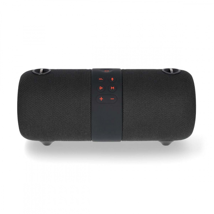 Nedis Bluetooth® Speaker | Batteri 1 driftstid standard bruk: 39 min | Håndholdt design | 40 W | Stereo | Innebygd mikrofon | IPX6 | Linkable | Sort