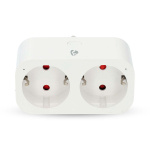 Nedis SmartLife Smart Plug | IP21 | Efektmåler | 3680 W | Type F (CEE 7/7) | 0 - 55 °C | Android™ / IOS | 2-veis | Hvit | 1 stk