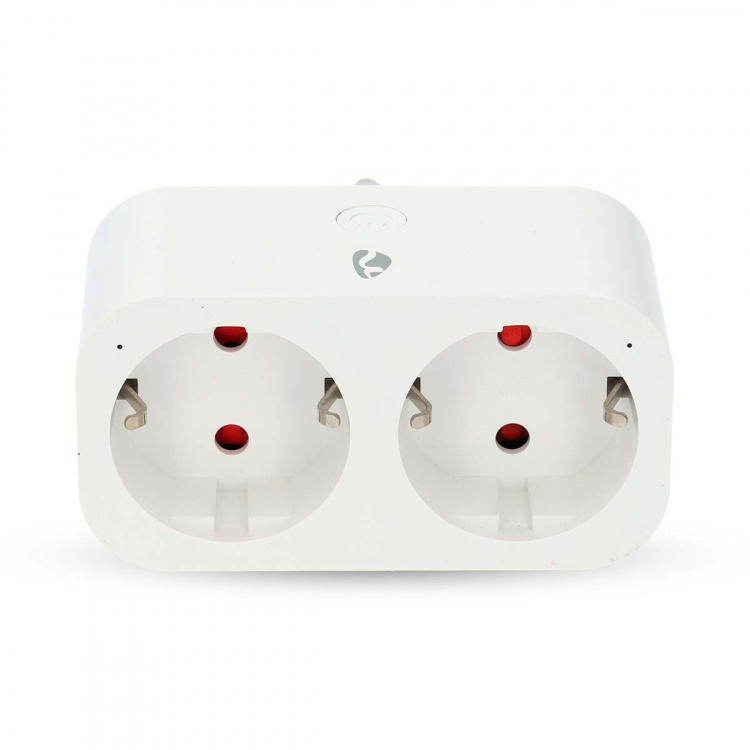 Nedis SmartLife Smart Plug | IP21 | Efektmåler | 3680 W | Type F (CEE 7/7) | 0 - 55 °C | Android™ / IOS | 2-veis | Hvit | 1 stk