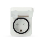 Nedis SmartLife Smart Plug | IP44 | Efektmåler | 3680 W | Type F (CEE 7/7) | -25 - 55 °C | Android™ / IOS | Hvit | 1 stk Nedis SmartLife Smart Plug | IP44 | Efektmåler | 3680 W | Type F (CEE 7/7) | -25 - 55 °C | Android™ / IOS | Hvit | 1 stk