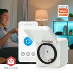 Nedis SmartLife Smart Plug | IP44 | Efektmåler | 3680 W | Type F (CEE 7/7) | -25 - 55 °C | Android™ / IOS | Hvit | 1 stk Nedis SmartLife Smart Plug | IP44 | Efektmåler | 3680 W | Type F (CEE 7/7) | -25 - 55 °C | Android™ / IOS | Hvit | 1 stk