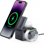 Anker 3-i-1 Cube med MagSafe trådløs ladeplate