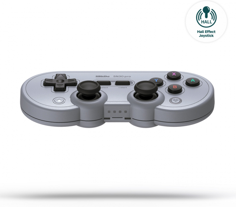 8Bitdo SN30 Pro - Hall Edition trådløs spillkontroller, grå, Switch / PC / Android 8Bitdo SN30 Pro - Hall Edition trådløs spillkontroller, grå, Switch / PC / Android