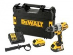 DeWalt DCD996P2-QW Slagboremaskin 2 batterier inkludert 820W med ledning 18V