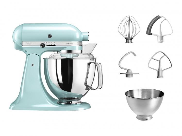 KitchenAid Artisan 5KSM175PSEIC Kjøkkenmaskin 4,8 liter Isblå