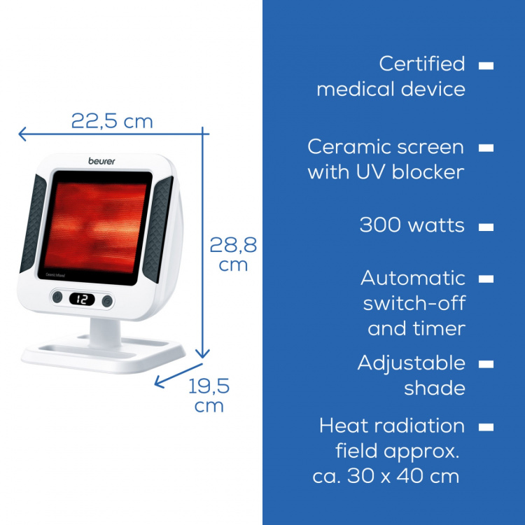Beurer Infrarød lampe 300 watt IL 60
