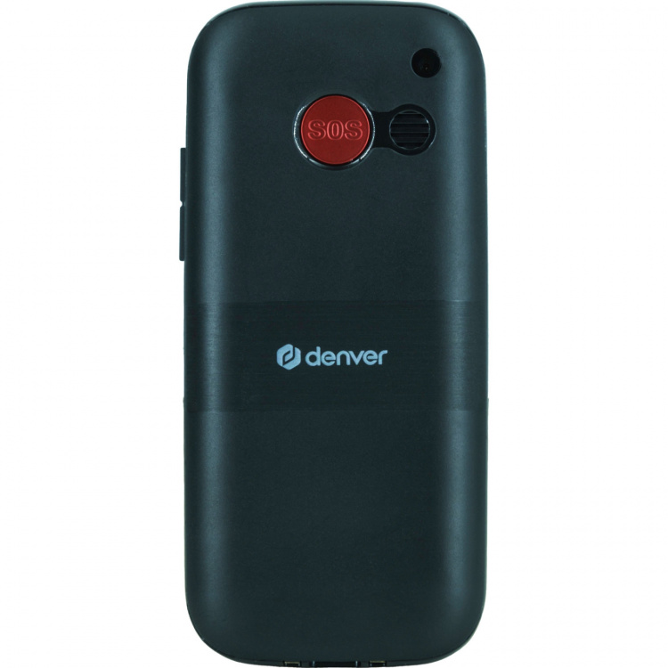 Denver 4G-knapptelefon med SOS/alarmknapp og store, tydelige knapper Denver 4G-knapptelefon med SOS/alarmknapp og store, tydelige knapper