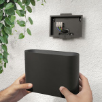 Philips Hue Dymera innendørs- og utendørs vegglampe hvit og fargeambiance svart Philips Hue Dymera innendørs- og utendørs vegglampe hvit og fargeambiance svart