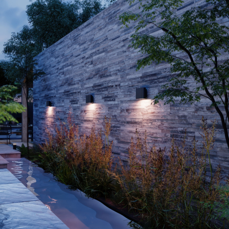 Philips Hue Dymera innendørs- og utendørs vegglampe hvit og fargeambiance svart Philips Hue Dymera innendørs- og utendørs vegglampe hvit og fargeambiance svart