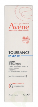 Avene Tolerance Hydra-10 Hydrating Cream 40 ml