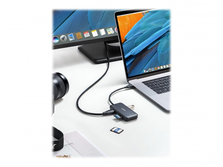 Anker USB C-hub/adapter-dokkingstasjon