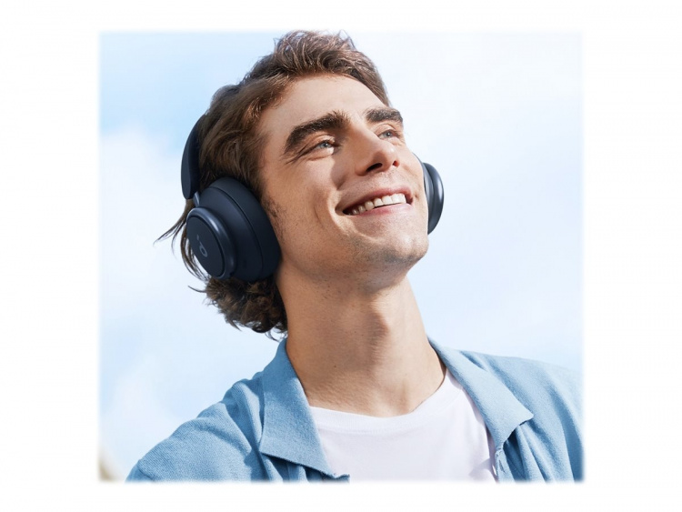 Anker Soundcore Space Q45 trådløse hodetelefoner med kabel, blå