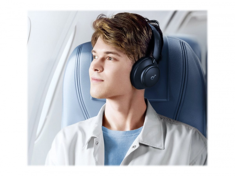 Anker Soundcore Space Q45 trådløse hodetelefoner med kabel, blå