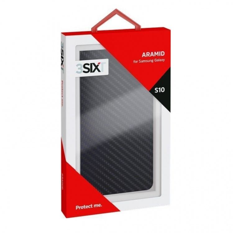 3SIXT Svart Aramid-etui - passer til Samsung Galaxy S10 3SIXT Svart Aramid-etui - passer til Samsung Galaxy S10