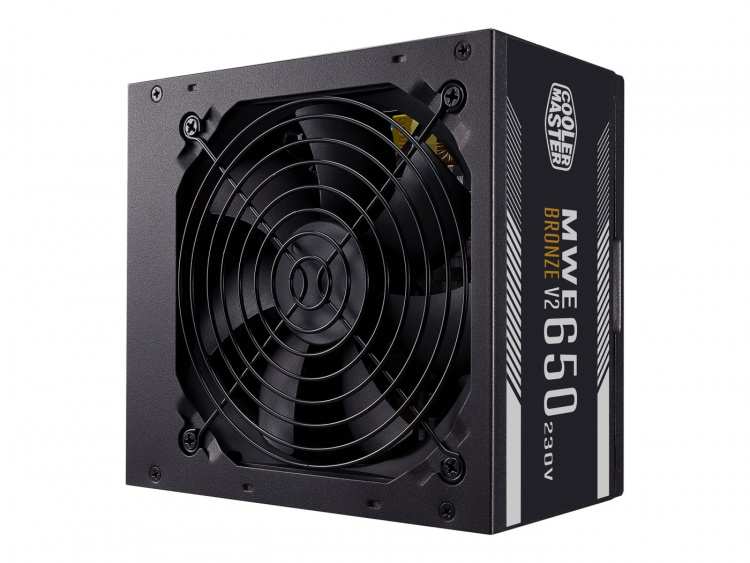 Cooler Master MWE Bronze V2 650 Strømforsyning 650Watt Cooler Master MWE Bronze V2 650 Strømforsyning 650Watt